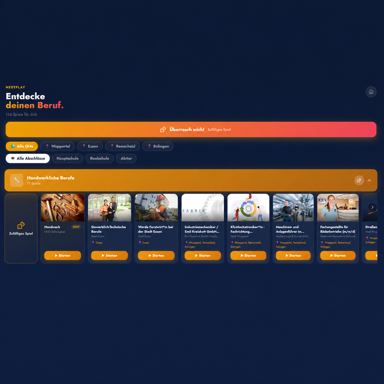 NESTplay. | Spielerisch Berufe im Unterricht entdecken